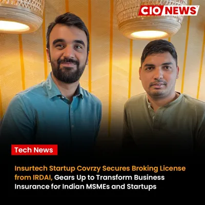 Covrzy Secures IRDAI License to Revolutionize Insurance for Indian MSMEs
