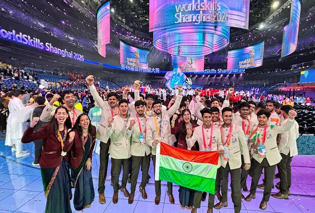 India Ranks 10th at WorldSkills Shanghai 2026 with Six Silver Medals