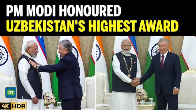 PM Modi awarded Uzbekistan's highest honour 'Oliy Darajali Do'stlik' Order, bilateral ties elevated