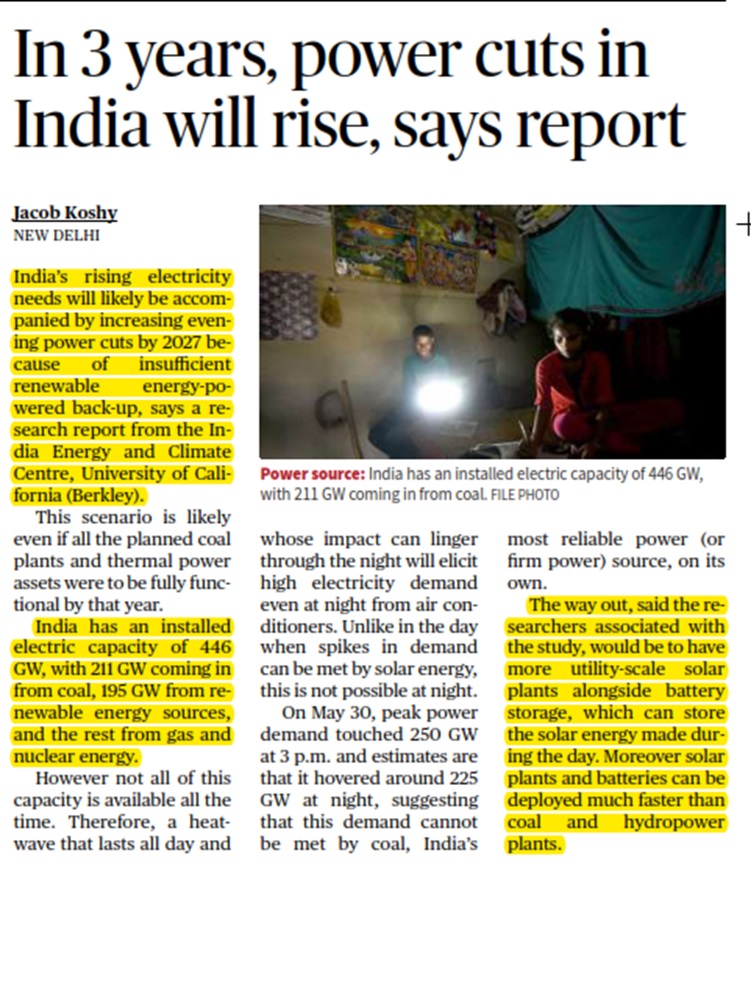 In 3 years, power cuts in India will rise, says report