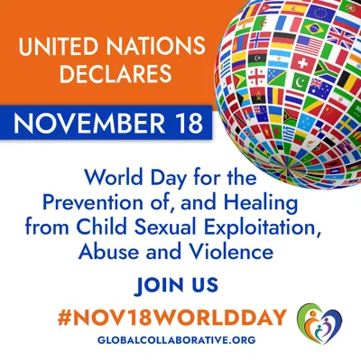 World Day for the Prevention of and Healing from Child Sexual Exploitation, Abuse, and Violence