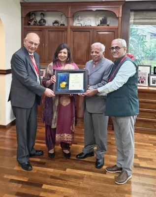Kiran Mazumdar-Shaw Honored with Jamsetji Tata Award for Pioneering Contributions to Biosciences