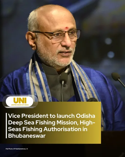 Vice President Launches LoA Framework for Sustainable High-Seas Fisheries in Odisha