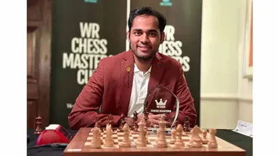 Arjun Erigaisi Wins WR Chess Masters, Nears 2800 Elo Rating