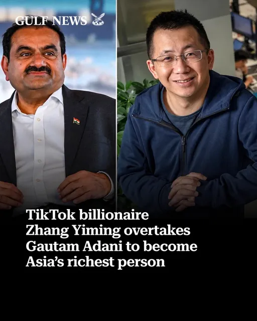 Zhang Yiming Becomes Asia's Richest Person with $105 Billion Net Worth