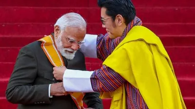 PM Modi Receives Bhutan's Highest Civilian Honor 'Order of the Druk Gyalpo'