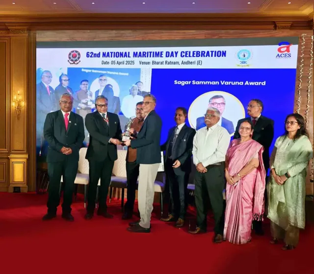 Rajesh Unni Honored with National Maritime Varuna Award 2025