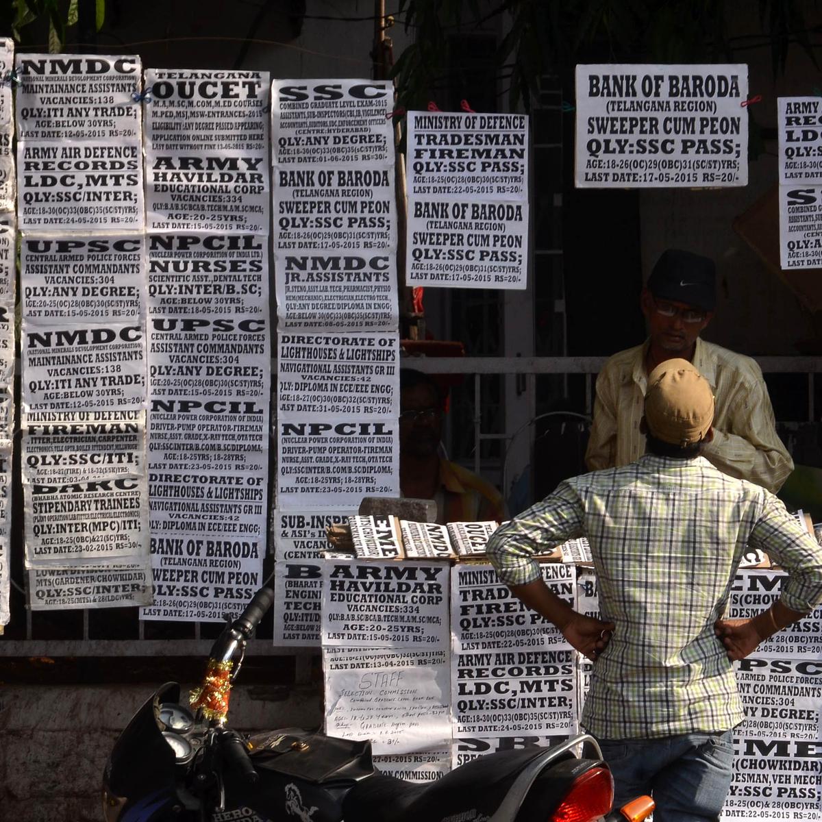 Joblessness rising in country with education levels: study