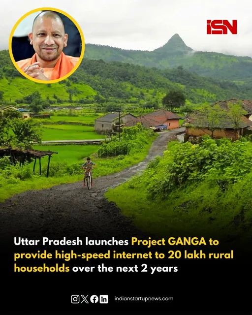 Uttar Pradesh Launches Project GANGA for Rural Broadband Connectivity