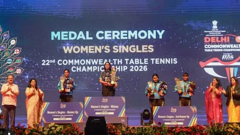 भारत ने 22वीं राष्ट्रमंडल टेबल टेनिस चैंपियनशिप में चार स्वर्ण पदक जीतकर दबदबा कायम किया।