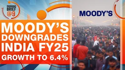 Moody's Downgrades India's Economic Growth Forecast for FY25