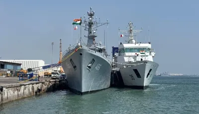 Indian Navy's First Training Squadron Visits Singapore for Maritime Cooperation