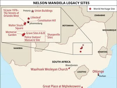 UNESCO Honors Nelson Mandela Legacy by Inscribing South African Sites as World Heritage