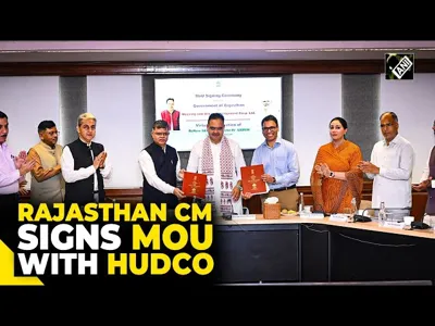 HUDCO Signs MoU with Rajasthan for Urban Development Projects
