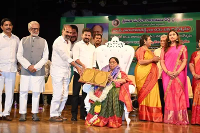 Sivashankari Honored with Dr. C. Narayana Reddy National Literary Award