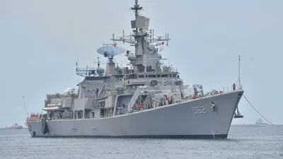 INS Mumbai Participates in La Perouse 2025 Multinational Naval Exercise
