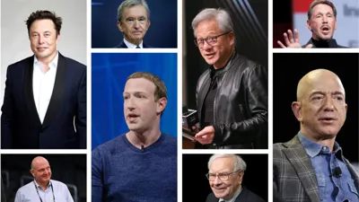 Top 10 Richest Men in the World by March 2025