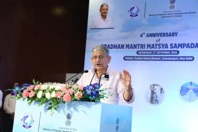 केंद्रीय मंत्री ने मत्स्य क्षेत्र के लिए परिवर्तनकारी पहलें शुरू कीं