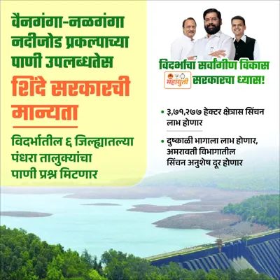 Wainganga-Nalganga River Linking Project Approved by Maharashtra Cabinet