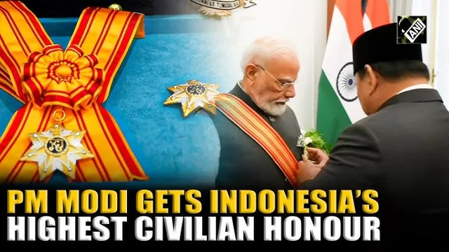 PM Modi Awarded Indonesia's Highest Civilian Honor 'Bintang Adipurna'