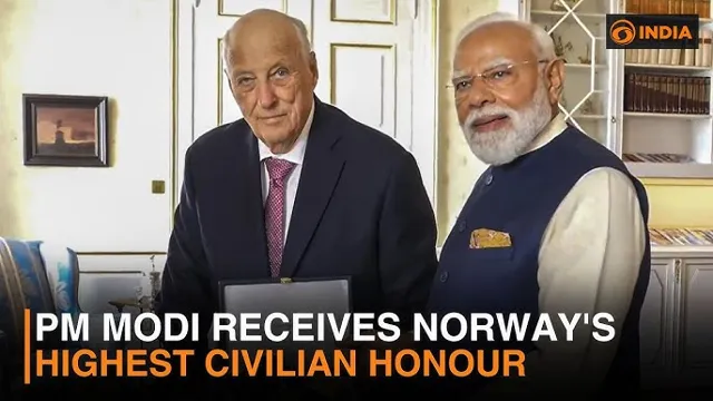 PM Modi Receives Norway's Highest Civilian Honor