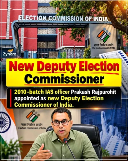 IAS Officer Prakash Rajpurohit Appointed as Deputy Election Commissioner