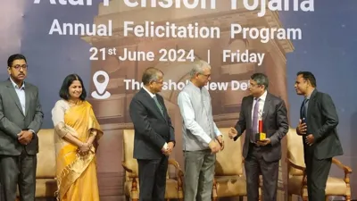 Karnataka Vikas Grameena Bank Honored with National Award by PFRDA