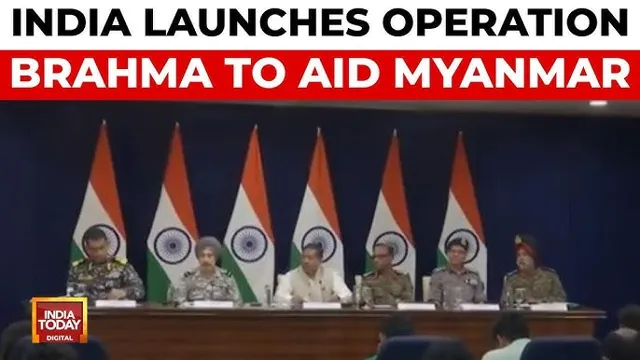India Launches 'Operation Brahma' to Aid Myanmar After Devastating Earthquake