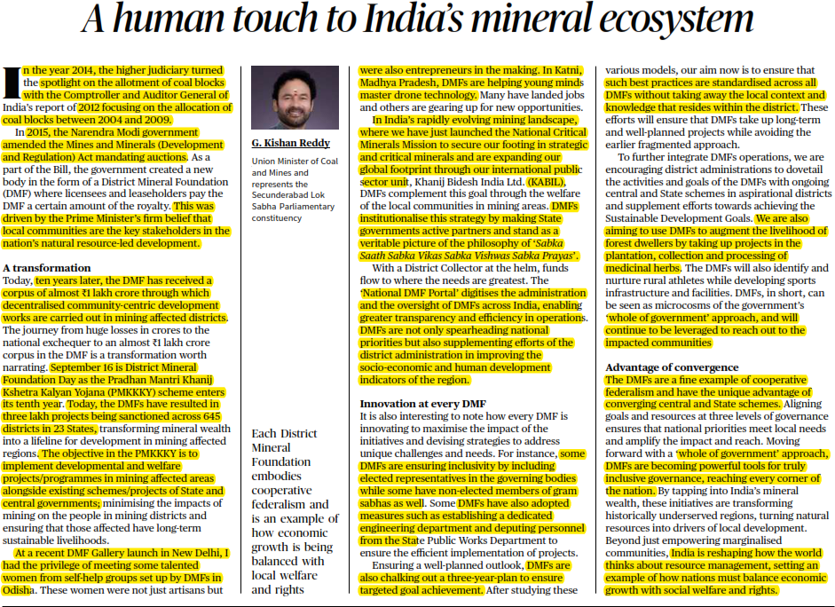 A human touch to India’s mineral ecosystem