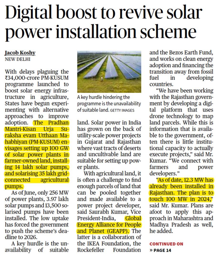 Digital boost to revive solar power installation scheme