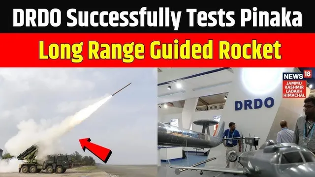 DRDO Successfully Tests Pinaka Long Range Guided Rocket