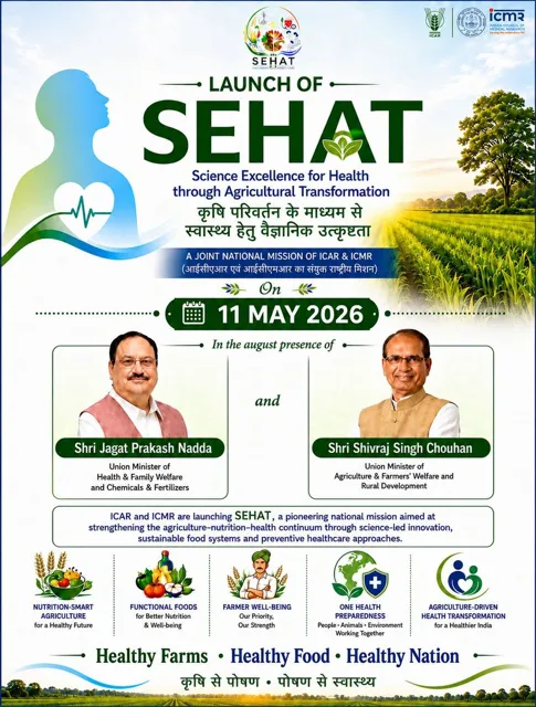 India Launches Sehat Mission to Link Agriculture, Nutrition, and Healthcare