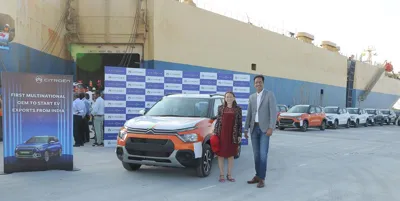 Citroen Leads as First Multinational to Export Made-in-India Electric Vehicles