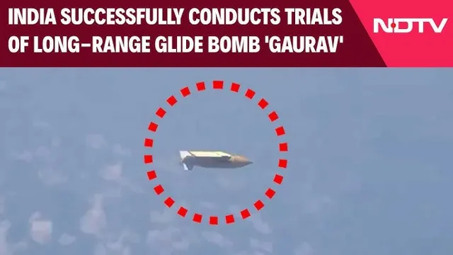 DRDO Successfully Conducts Trials of Long-Range Glide Bomb 'Gaurav'