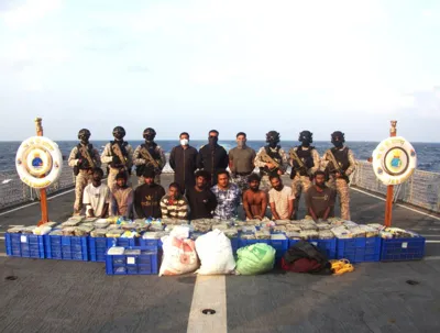 India and Sri Lanka Conduct Joint Anti-Narcotics Operation in Arabian Sea
