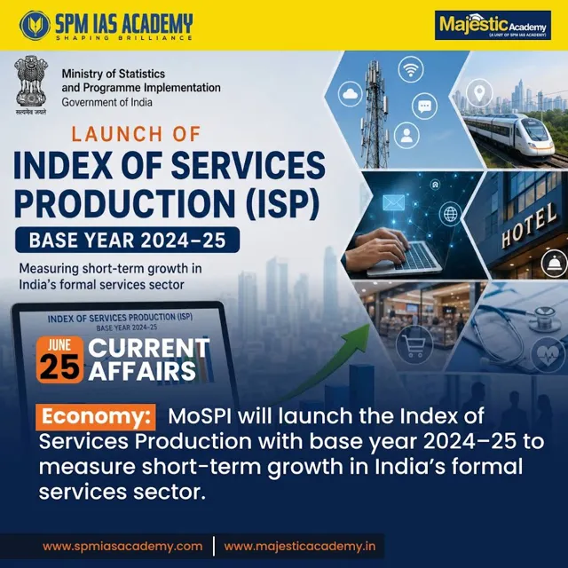 India to Launch Index of Services Production (ISP) with 2024-25 Base Year