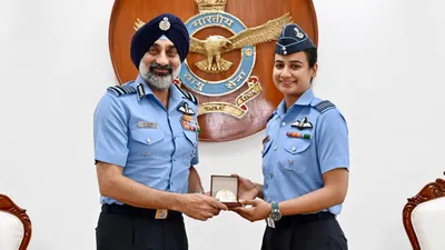 Squadron Leader Saanya Becomes IAF's First Woman CAT-A Qualified Flying Instructor
