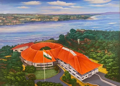 Raksha Mantri Rajnath Singh Inaugurates 'Chola' Building at Naval War College, Goa