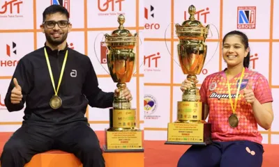 Manush Shah and Diya Chitale Crowned National Table Tennis Champions at 2025 Senior Nationals