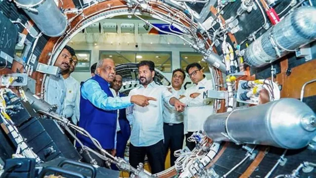 Telangana CM Flags Off India's First Private Orbital Rocket Vikram-1