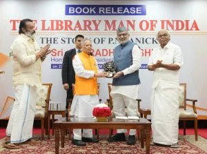 Vice President Releases Book on P. N. Panicker, Emphasizes Reading Habits