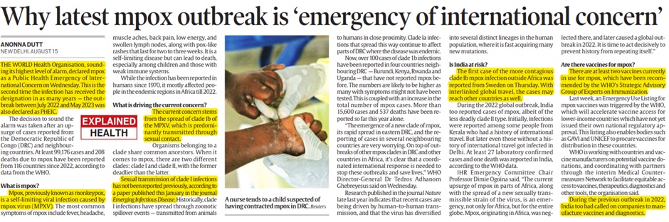 Why latest mpox outbreak is ‘emergency of international concern’