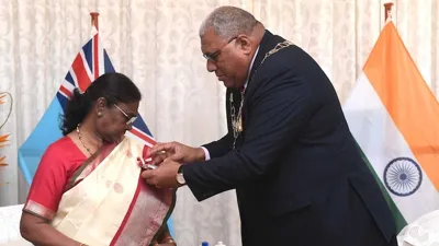 President Droupadi Murmu's Historic Visit to Fiji: Strengthening Bilateral Ties