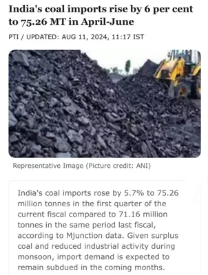 Surge in India's Thermal Coal Imports Hits Five-Month High in April 2024