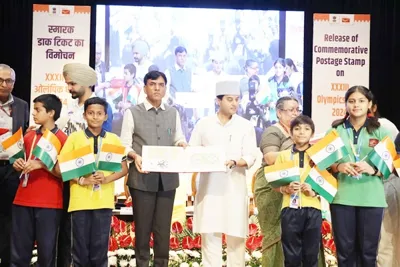 Commemorative Postage Stamps for Paris Olympics Released in New Delhi