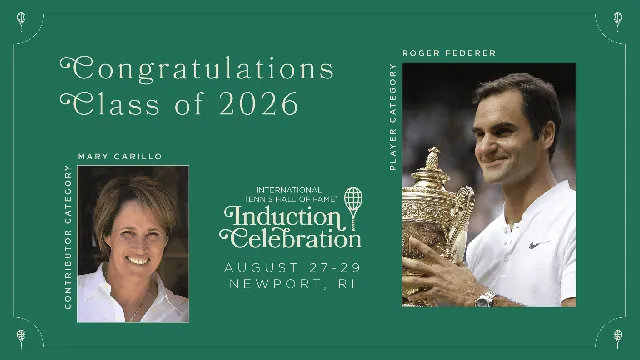 Roger Federer Inducted into International Tennis Hall of Fame