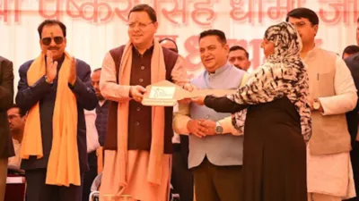 CM Dhami Announces Major Subsidies and Projects