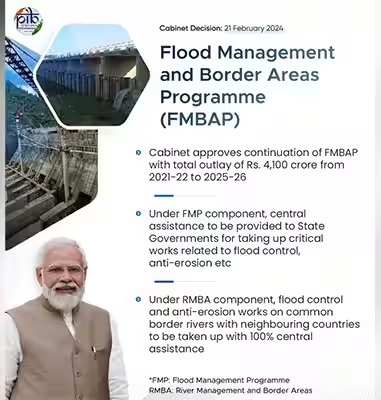 Cabinet approves Flood Management and Border Areas Programme (FMBAP) for the period 2021-26