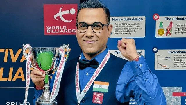 Sourav Kothari Wins IBSF World Billiards Championship Title