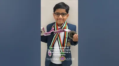 9-Year-Old Chess Prodigy Aarit Kapil Makes History by Defeating Grandmaster